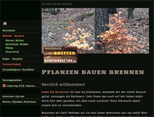 Tablet Screenshot of kaminholz-los.de